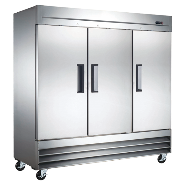 AFE SC72 Three Solid Door Commercial & Industrial Refrigerator - 81" Width