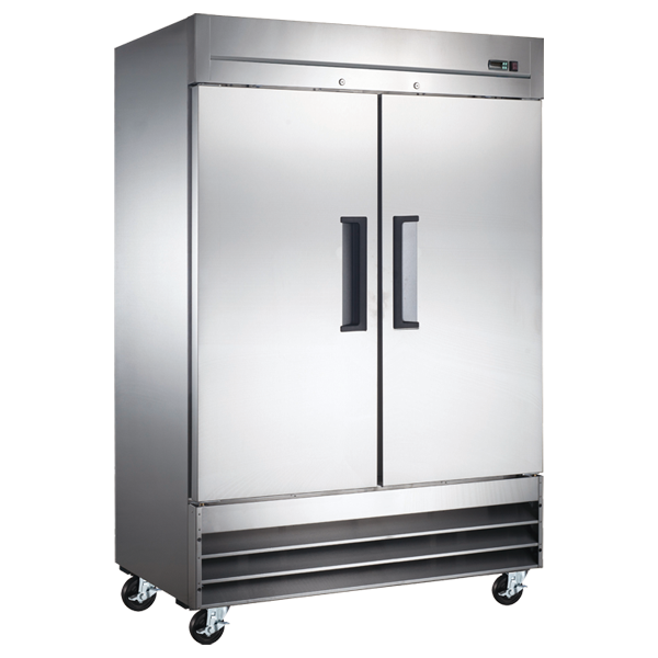 AFE SC47 Two Solid Door Commercial & Industrial Refrigerator - 54" Width