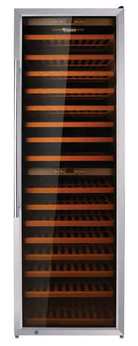 Omcan 45258 Vinovera Dual Zone Wine Cooler with 181 Bottle Capacity