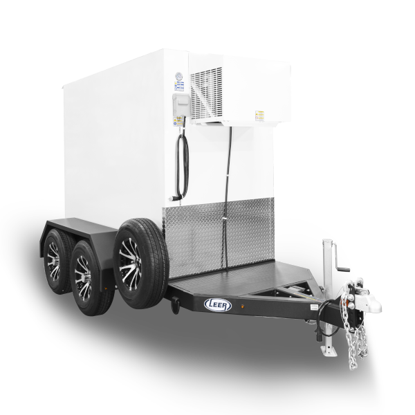 Leer 4x8 Multi-Temp Transport with Trailer - Refrigerator, Freezer & Ice Modes