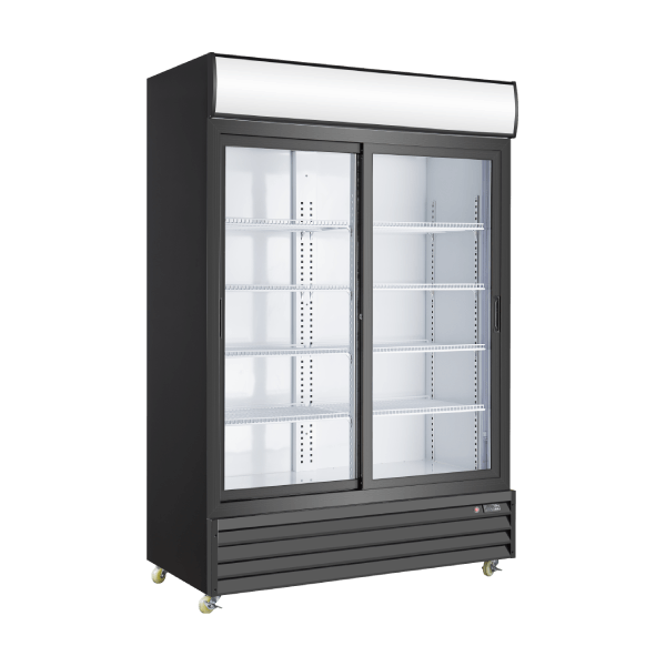 AFE G40 Two Sliding Glass Door Display Refrigerator - 52.5" Width