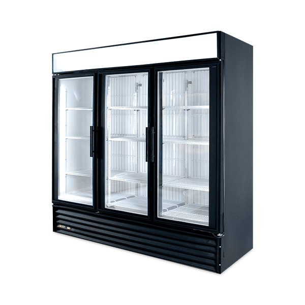 True GDM-72 Refurbished Three Glass Door Commercial Refrigerator