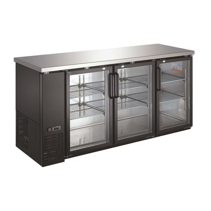 AFE BBR-72G Back Bar Glass Door Cooler