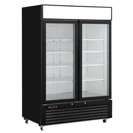 EFI C2-48GD Glass Door Refrigerated Merchandiser - 2 Doors