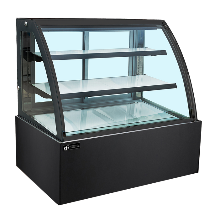 EFI CGCM-3547 Curved Glass Refrigerated Display Case