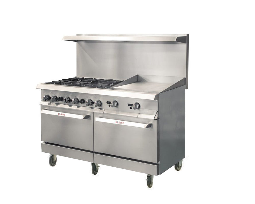 IKON COOKING IR-6B-24TG-60  Range 60" - 6 Burners - 24" T-Stat Griddle