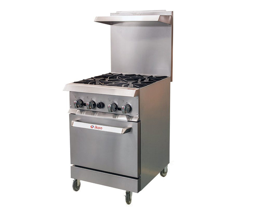 IKON COOKING IR-4-24CO Gas Range - 4 Burners with Convection Oven