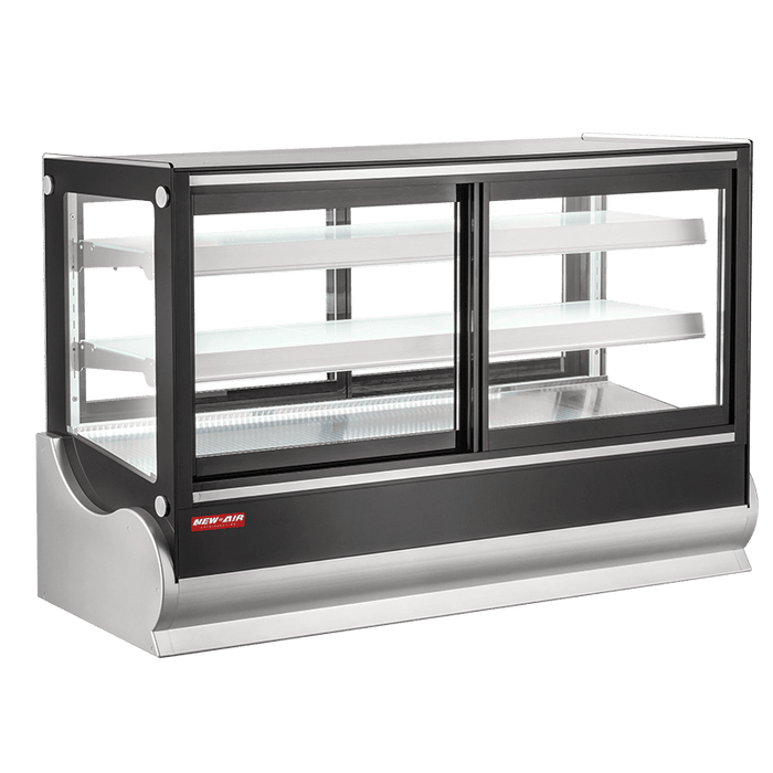 New Air NCDC-60-SV 60" SQUARE REFRIGERATED COUNTERTOP DISPLAY CASE