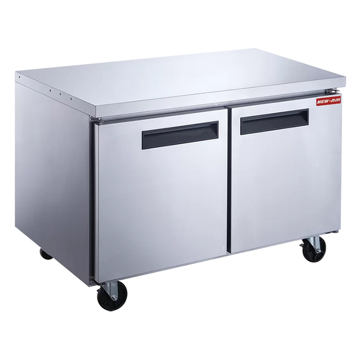 New Air NUR-048-SS 48" STAINLESS STEEL UNDERCOUNTER REFRIGERATOR