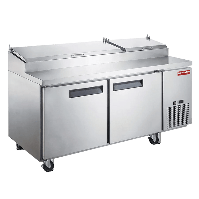 New Air NPT-070-PI 70'' REFRIGERATED PIZZA PREP TABLE