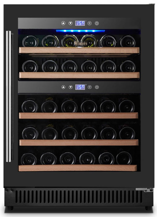 Omcan 48260 Vinovera Dual Zone Wine Cooler with 40 Bottle Capacity