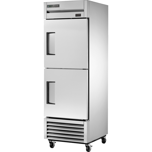 TRUE TS-23F-2-HC Reach-In Solid Half Swing Door Stainless Steel Freezer with Hydrocarbon Refrigerant