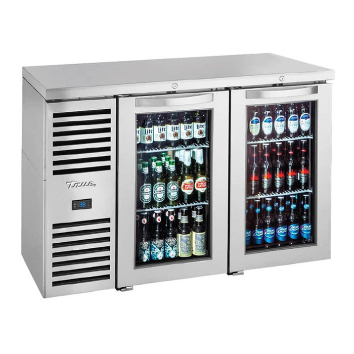 TRUE TBR52-RISZ1-L-S-GG-1 Bar Refrigerator - Swinging Glass Doors