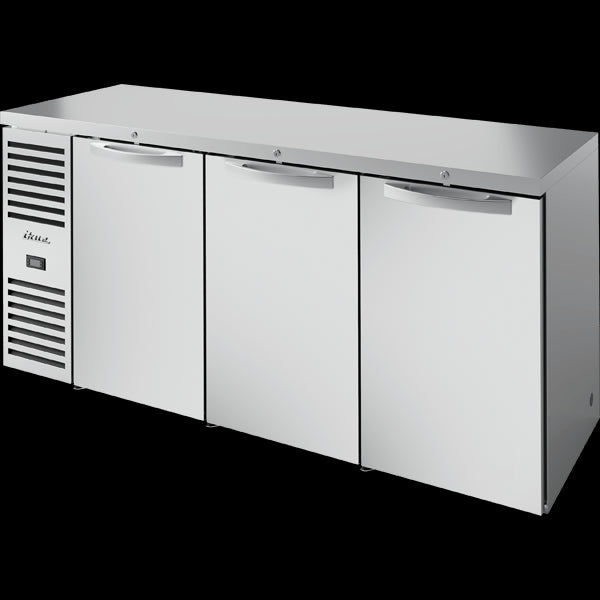 TRUE TBR84-RISZ1-L-S-SSS-1 Reach-In Single Zone Refrigerator with Left Side Refrigeration System.