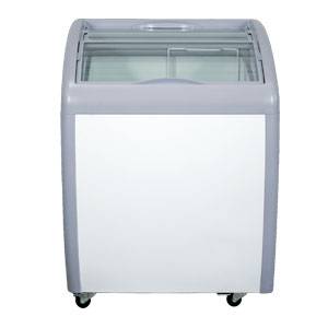 EFI FCCG-26 Curved Glass Top Chest Freezer