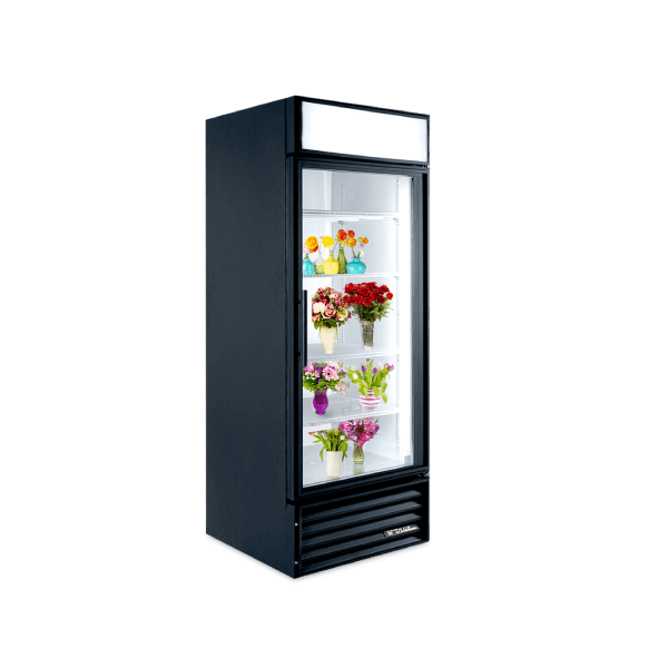 TRUE® GDM-26 Refurbished Single Door Floral Cooler in Black