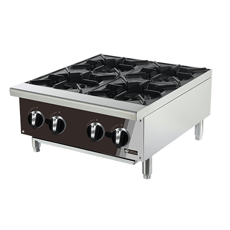 EFI RCTHP-24-4N HOT PLATE 24in - 4 OPEN BURNERS NATURAL GAS