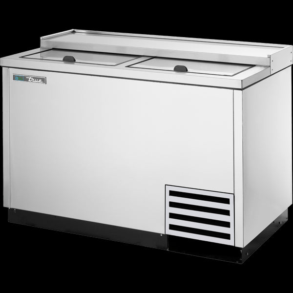 TRUE T-50-GC-S-HC Solid Slide Lid Stainless Steel Glass and Plate Chiller/Froster with Hydrocarbon Refrigerant