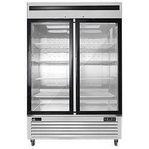 EFI F2-54GDSVC Bottom Mount Reach-in Glass Door Freezer - 2 Doors