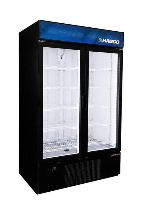 Habco SF46HCBXM Two Glass Swing Door Freezer - 47.5" Width