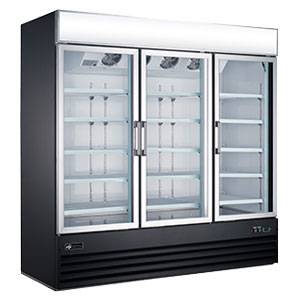 EFI C3-78GDX Glass Door Refrigerated Merchandiser - 3 Doors