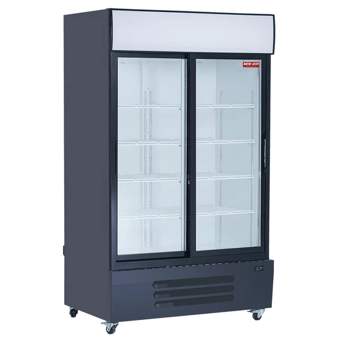 New Air NGR-115-S 54'' SLIDING GLASS DOOR REFRIGERATOR 1150L CAPACITY