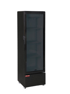 New Air NGR-17-77H 17" ALL BLACK GLASS DOOR REFRIGERATION R600 16.5" X 21.4" X 69.5"