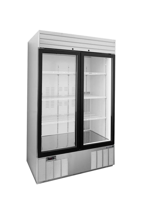 Habco SE46HCSXG Two Glass Swing Door Refrigerator - 47.5" Width (78" Height)