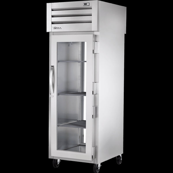 TRUE STA1RPT-1G-1G-HC Pass-Thru Glass Front/Glass Rear Swing Doors Refrigerator with Hydrocarbon Refrigerant