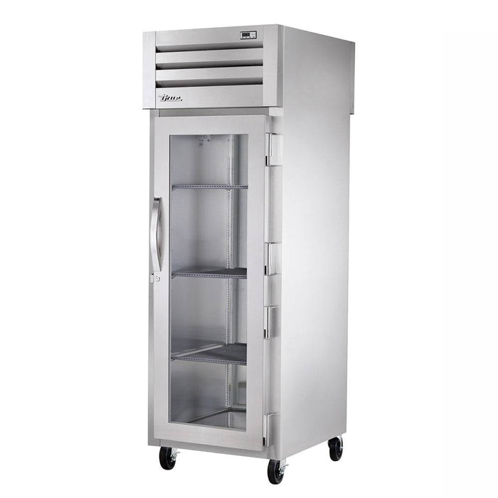 TRUE STG1HPT-1G-1G Full Height Insulated Mobile Heated Cabinet w/ (3) Pan Capacity,