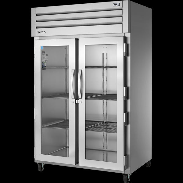 TRUE STG2R-2G-HC Reach-In Glass Swing Door Refrigerator with Hydrocarbon Refrigerant