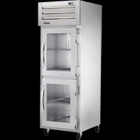 TRUE STR1R-2HG-HC Reach-In Glass Half Swing Door Refrigerator with Hydrocarbon Refrigerant