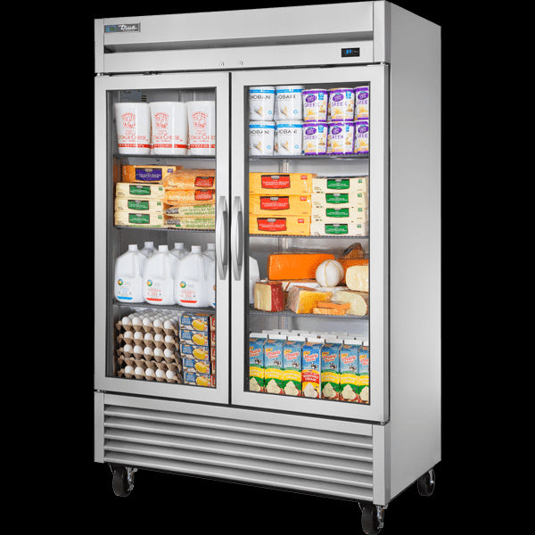 TRUE TS-49FG-HC~FGD01 Reach-In Glass Swing Door Refrigerator with Hydrocarbon Refrigerant