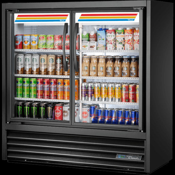 TRUE TVM-48SL-48-HC~VM01 Slim Line Refrigerator with Hydrocarbon Refrigerant~Visual Merchandiser Version 01