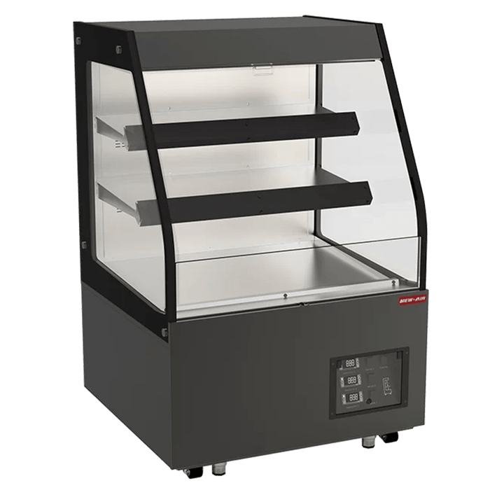 New Air NOM-36-HTS 36" VERTICAL HEATED OPEN MERCHANDISER - HOT - 53" HIGH