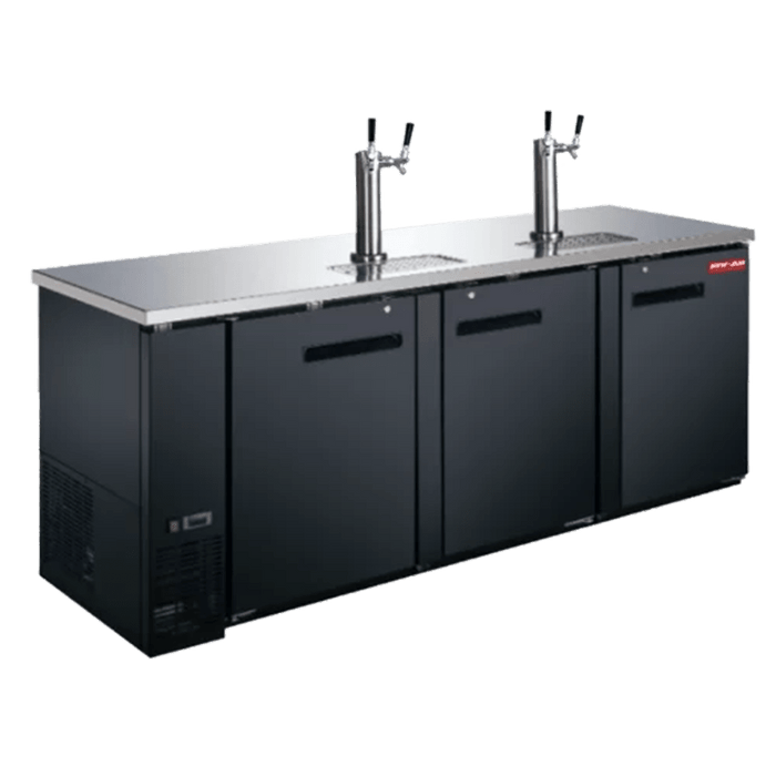 New Air NBD-90-SB 90" BEER DISPENSER BACK BAR - 27" DEPTH