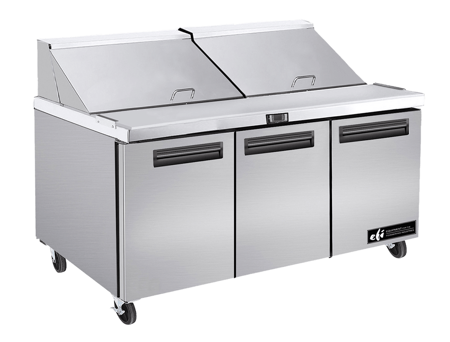 EFI CMDR3-72VC Refrigerated Mega Top Prep Table