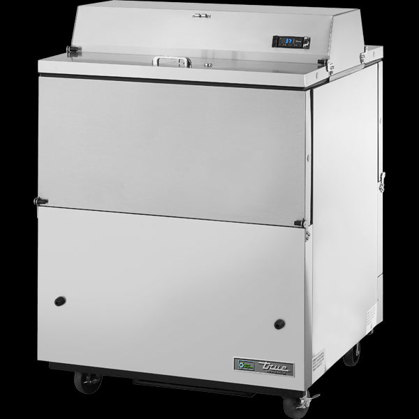 TRUE TMC-34-S-DS-HC Dual Sided, Stainless Steel Exterior/Clear Aluminum Interior with Hydrocarbon Refrigerant