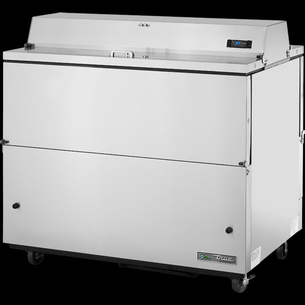 TRUE TMC-49-S-DS-HC Dual Sided, Stainless Steel Exterior/Clear Aluminum Interior with Hydrocarbon Refrigerant