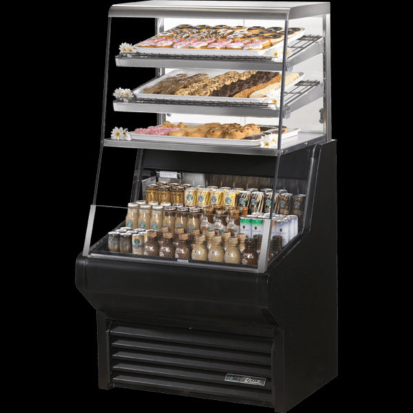 TRUE THAC-36DG-LD “Dry Goods” Refrigerated Merchandiser with Hydrocarbon Refrigerant & LED Lighting