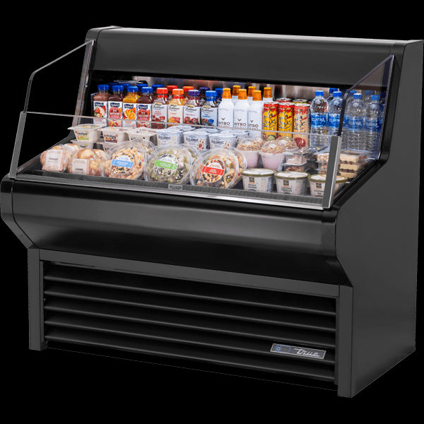 TRUE THAC-48-LD Horizontal Air Curtain Refrigerated Merchandiser with Hydrocarbon Refrigerant & LED Lighting