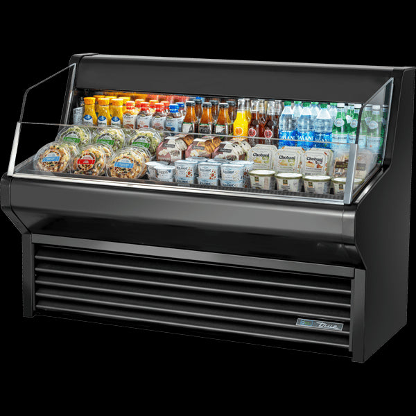 TRUE THAC-60-LD Horizontal Air Curtain Refrigerated Merchandiser with Hydrocarbon Refrigerant & LED Lighting