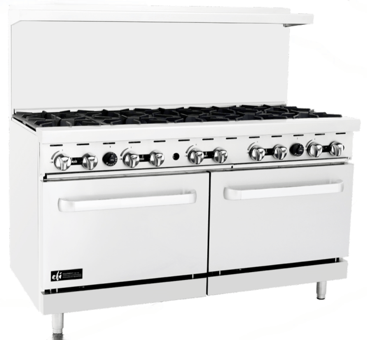 EFI RCTRS-12G-8B-N RANGE 60in - 12in GRIDDLE & 8 OPEN BURNERS