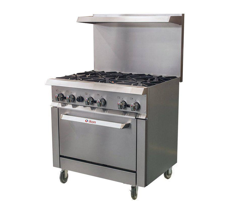 IKON COOKING IR-6-36  Gas Range - 6 Burners with Oven