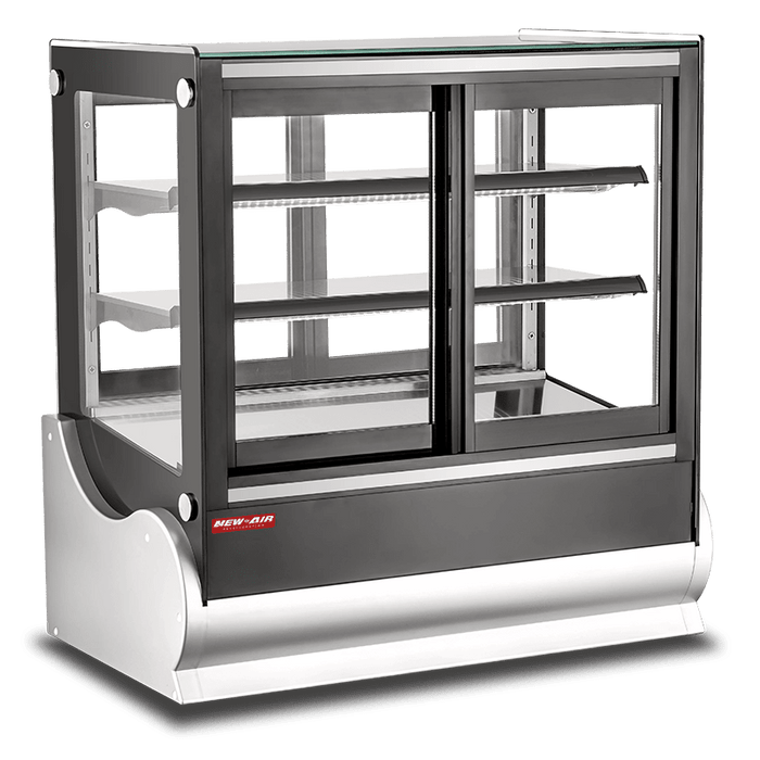 New Air NCDC-36-SV 36" SQUARE REFRIGERATED COUNTERTOP DISPLAY CASE CAPACITY 1200L