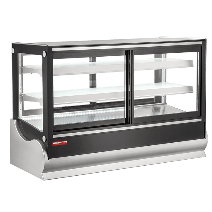 New Air NCDC-60-SV 60" SQUARE REFRIGERATED COUNTERTOP DISPLAY CASE