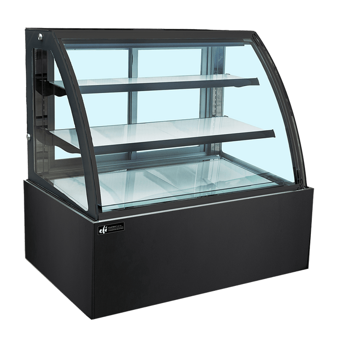 EFI CGCM-3547 Curved Glass Refrigerated Display Case