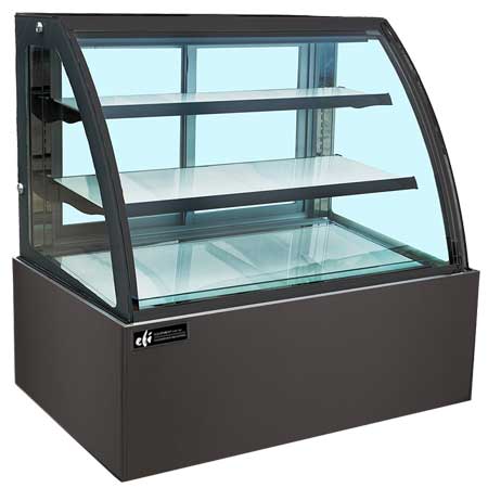 EFI CGCM-4747 Curved Glass Refrigerated Display Case