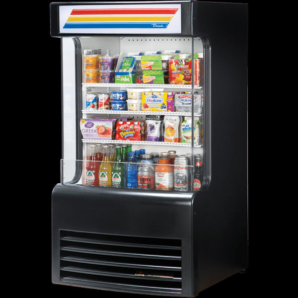 TRUE TAC-14GS-LDGlass Sided Refrigerator with LED Lighting