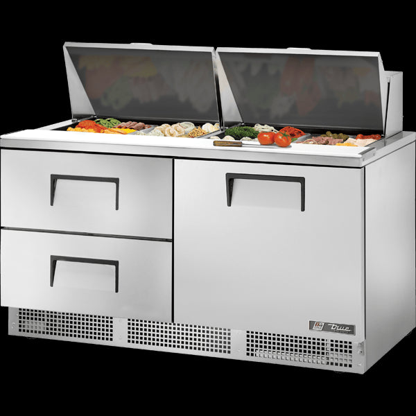 TRUE TFP-64-24M-D-2 Door and Drawered Food Prep Unit